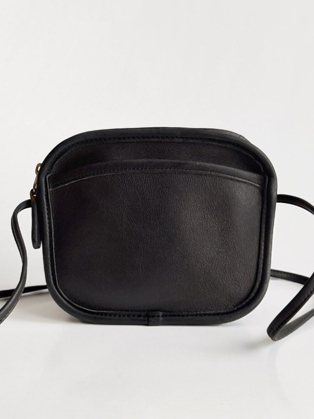 Vintage Coach 9935 Hadley Zip Bag USA Black Shoulder Crossbody 1994